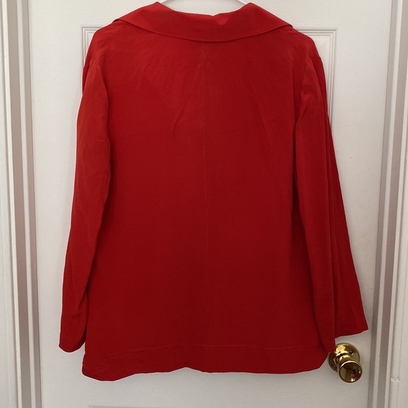 100% SILK Dana B. and Karen Womens Silk Classy Top - Picture 2 of 8